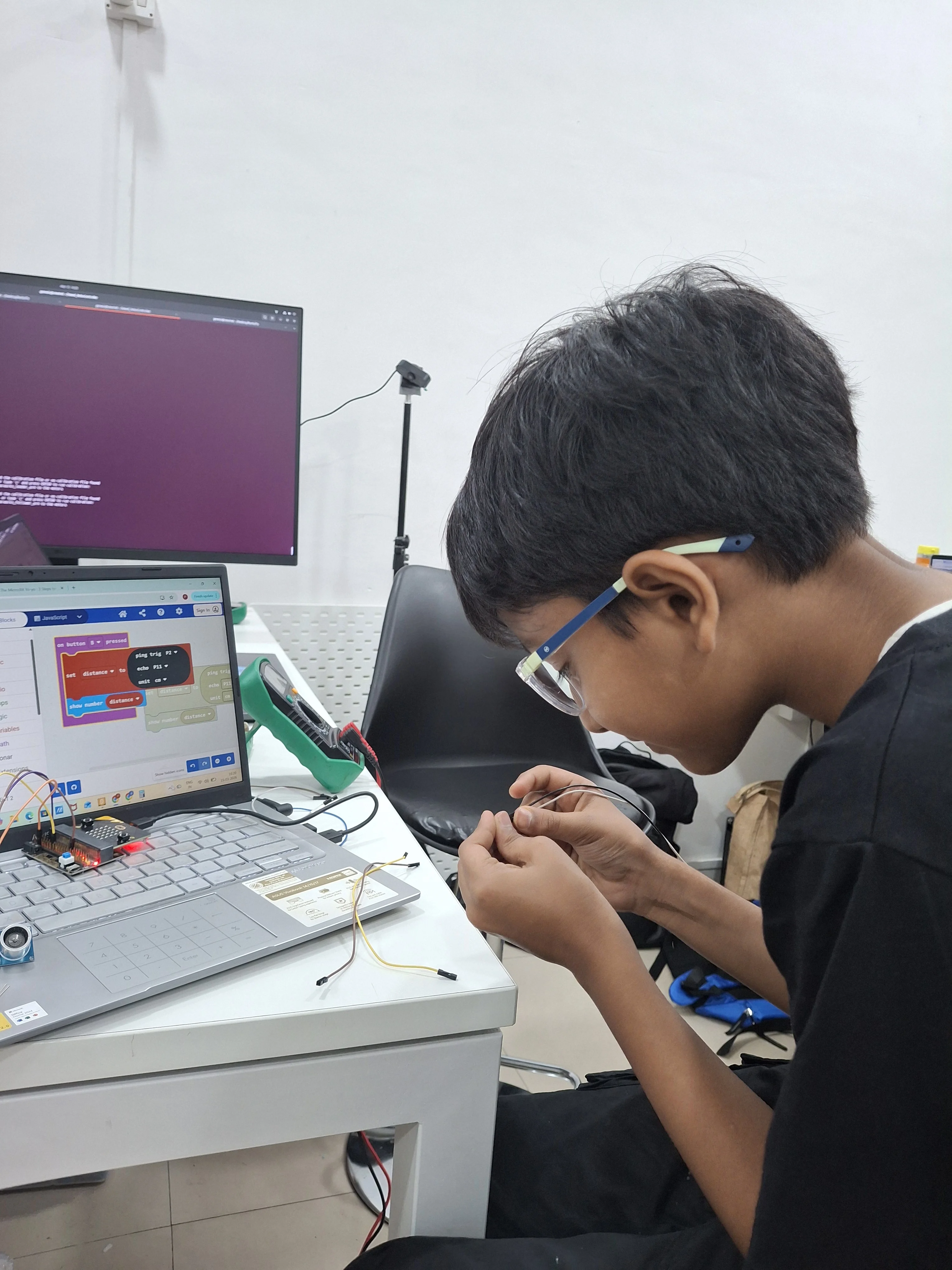 Parth Learning Ultrasonic Sensor